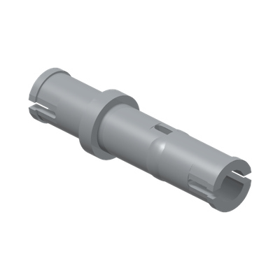 Technic, Pin 3L without Friction Ridges · Couleur BrickLink : Light Bluish Gray