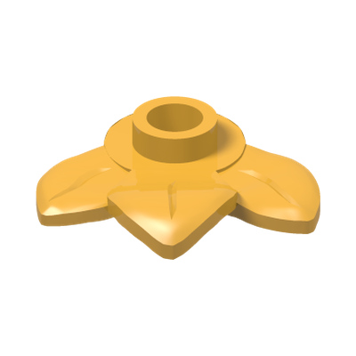 PLANT, W/ PLATE 1X1, NO. 1 · Flame Yellowish Orange (réf. BrickLink Bright Light Orange)