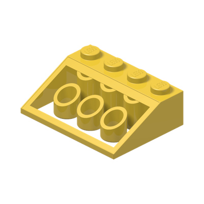 Slope 33 3 x 4 · Couleur BrickLink : Yellow