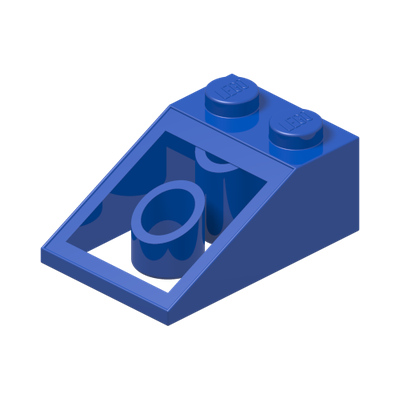 ROOF TILE 2X3/25° · Bright Blue (réf. BrickLink Blue)