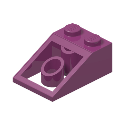 ROOF TILE 2X3/25° · Bright Reddish Violet (réf. BrickLink Magenta)