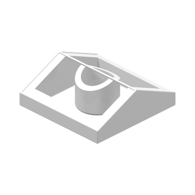 Slope 33 2 x 2 Double · LEGO 330001 (réf. BrickLink 3300) · Couleur BrickLink : White