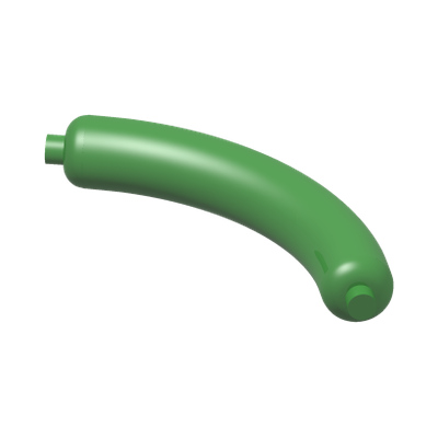 SAUSAGE · Bright Green (réf. BrickLink Bright Green)