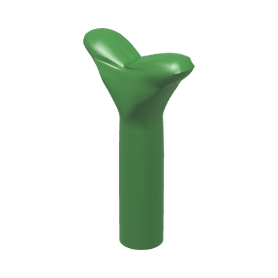 CARROT TOP · Bright Green (réf. BrickLink Bright Green)