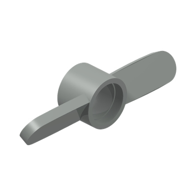 Propeller 2 Blade Helicopter Tail · Réf. BrickLink 3480 · Couleur BrickLink : Light Gray