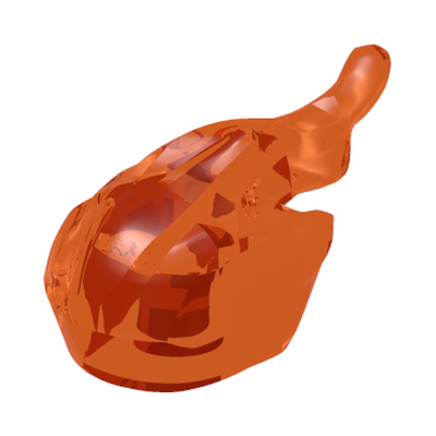 Power Burst, Blaster with Bar Handle · LEGO 6218844 (réf. BrickLink 35032a) · Couleur BrickLink : Trans-Orange
