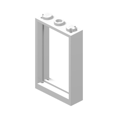 Door, Frame 1 x 3 x 4 · Réf. BrickLink 3579 · Couleur BrickLink : White
