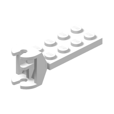 Hinge Plate 2 x 4 with Articulated Joint - Female · LEGO 6310912 (réf. BrickLink 3640) · Couleur BrickLink : White