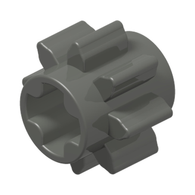 Technic, Gear 8 Tooth · LEGO 4514559 (réf. BrickLink 3647) · Couleur BrickLink : Dark Bluish Gray