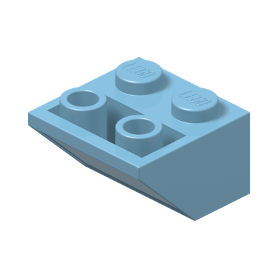 ROOF TILE 2X2/45 INV. · Light Royal Blue (réf. BrickLink Bright Light Blue)