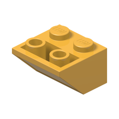 ROOF TILE 2X2/45 INV. · Flame Yellowish Orange (réf. BrickLink Bright Light Orange)