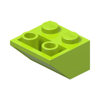 ROOF TILE 2X2/45 INV. · Bright Yellowish Green (réf. BrickLink Lime)