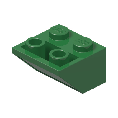 ROOF TILE 2X2/45° INV. · Dark Green (réf. BrickLink Green)