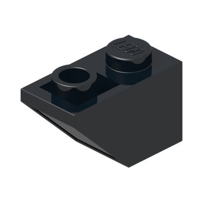 ROOF TILE 1X2 INV. · Black (réf. BrickLink Black)