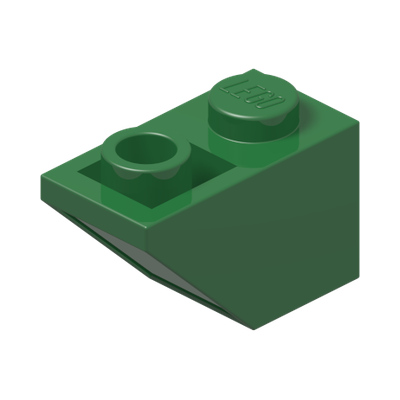 ROOF TILE 1X2 INV. · Dark Green (réf. BrickLink Green)