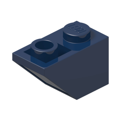 ROOF TILE 1X2 INV. · Earth Blue (réf. BrickLink Dark Blue)