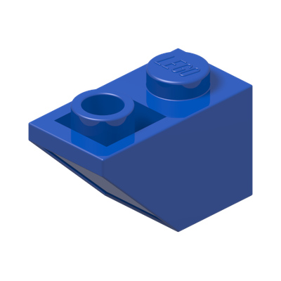 ROOF TILE 1X2 INV. · Bright Blue (réf. BrickLink Blue)