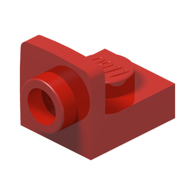 PLATE 1X1, W/ 1.5 PLATE 1X1, UPWARDS · Bright Red (réf. BrickLink Red)