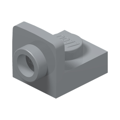 PLATE 1X1, W/ 1.5 PLATE 1X1, UPWARDS · Medium Stone Grey (réf. BrickLink Light Bluish Gray)