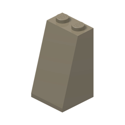 ROOF TILE 2X2X3/ 73 GR. · Sand Yellow (réf. BrickLink Dark Tan)