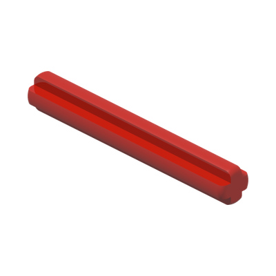 CROSS AXLE 4M · LEGO 6129995 (réf. BrickLink 3705) · Bright Red (réf. BrickLink Red)