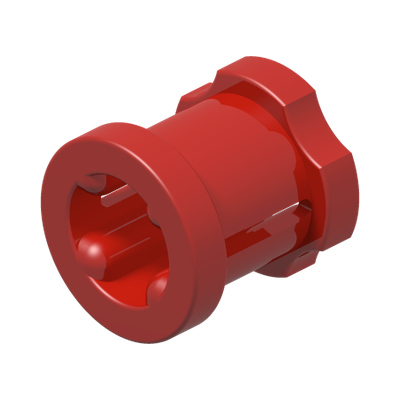 BUSH FOR CROSS AXLE · LEGO 6271820 (réf. BrickLink 3713) · Bright Red (réf. BrickLink Red)