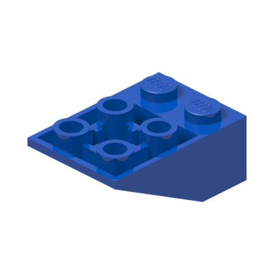 ROOF TILE 2X3/25° INV. · Bright Blue (réf. BrickLink Blue)