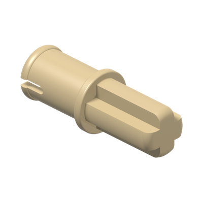 CONNECTOR PEG/CROSS AXLE · LEGO 4666579 (réf. BrickLink 3749) · Brick Yellow (réf. BrickLink Tan)