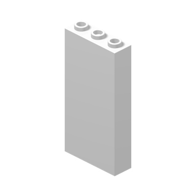 Brick 1 x 3 x 5 · LEGO 375501 (réf. BrickLink 3755) · Couleur BrickLink : White
