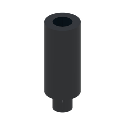 CANDLE, NO. 1 · Black (réf. BrickLink Black)