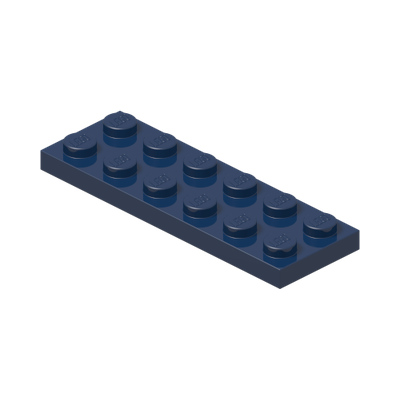 PLATE 2X6 · Earth Blue (réf. BrickLink Dark Blue)