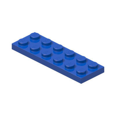 PLATE 2X6 · Bright Blue (réf. BrickLink Blue)