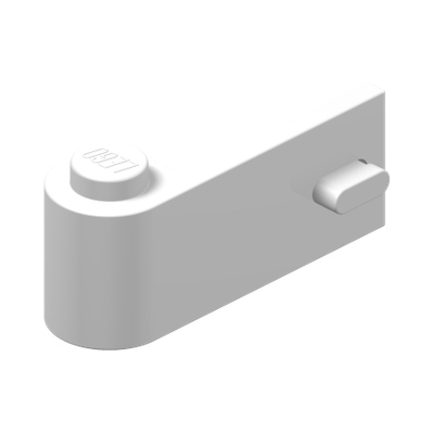 LEFT DOOR 1X3 · LEGO 4527637 (réf. BrickLink 3822) · White (réf. BrickLink White)