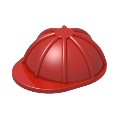 MINI CONTRACTOR'S HELMET · Bright Red (réf. BrickLink Red)