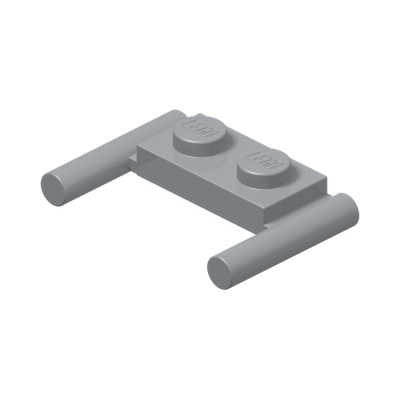 MINI HANDLE · Medium Stone Grey (réf. BrickLink Light Bluish Gray)