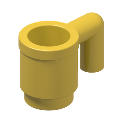 MUG · Bright Yellow (réf. BrickLink Yellow)