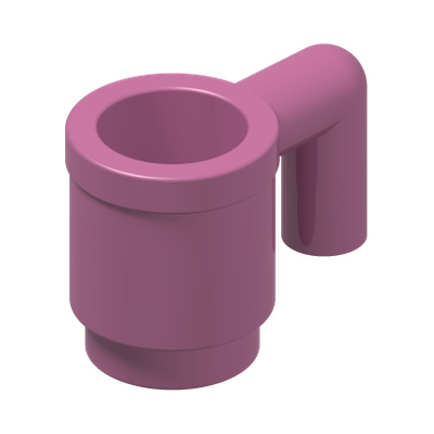 MUG · Bright Purple (réf. BrickLink Dark Pink)