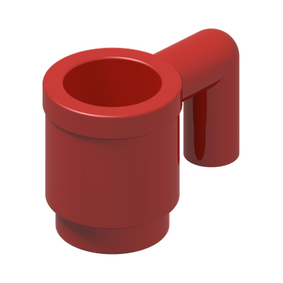 MUG · Bright Red (réf. BrickLink Red)