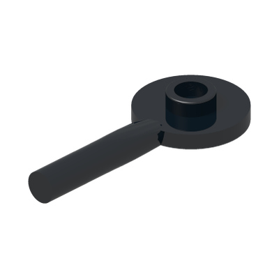 Minifigure, Utensil Signal Paddle · Couleur BrickLink : Black