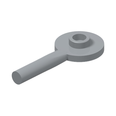 SIGN - STOP · Medium Stone Grey (réf. BrickLink Light Bluish Gray)