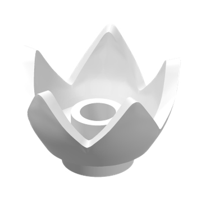 CROWN, NO. 1 · White (réf. BrickLink White)