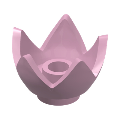 CROWN, NO. 1 · Light Purple (réf. BrickLink Bright Pink)