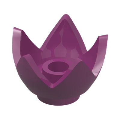 CROWN, NO. 1 · Bright Reddish Violet (réf. BrickLink Magenta)