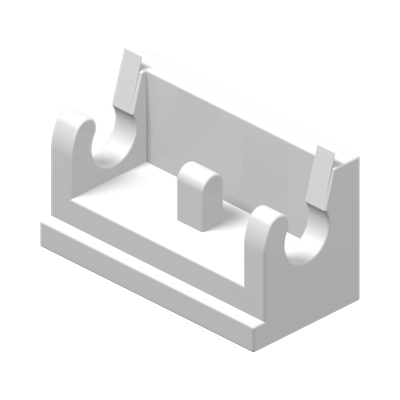 ROCKER BEARING 1X2 · LEGO 393701 (réf. BrickLink 3937) · White (réf. BrickLink White)