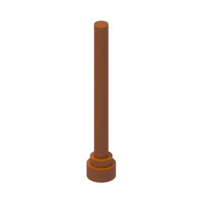 STICK/AERIAL · Dark Orange (réf. BrickLink Dark Orange)