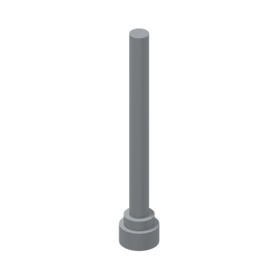 WHIP/AERIAL · Medium Stone Grey (réf. BrickLink Light Bluish Gray)
