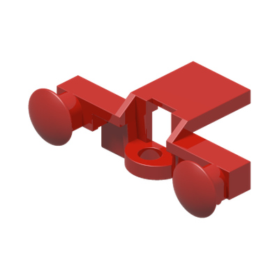 Train Buffer Beam · LEGO 402271 (réf. BrickLink 4022) · Couleur BrickLink : Red