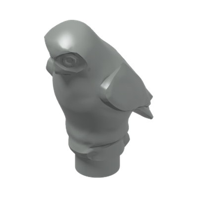 Owl, Rounded Features · LEGO 4153281 (réf. BrickLink 40232) · Couleur BrickLink : Light Gray
