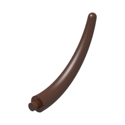 TIP OF THE TAIL Ø6,47 · Reddish Brown (réf. BrickLink Reddish Brown)