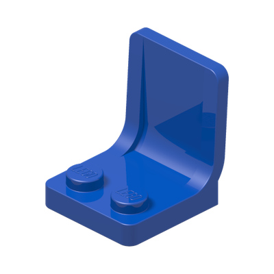 SEAT 2X2X2 · Bright Blue (réf. BrickLink Blue)